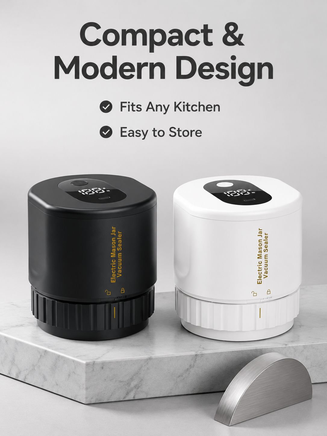 New Mason jar sealing machine, fully automatic small household food preservation machine, vacuum sea
