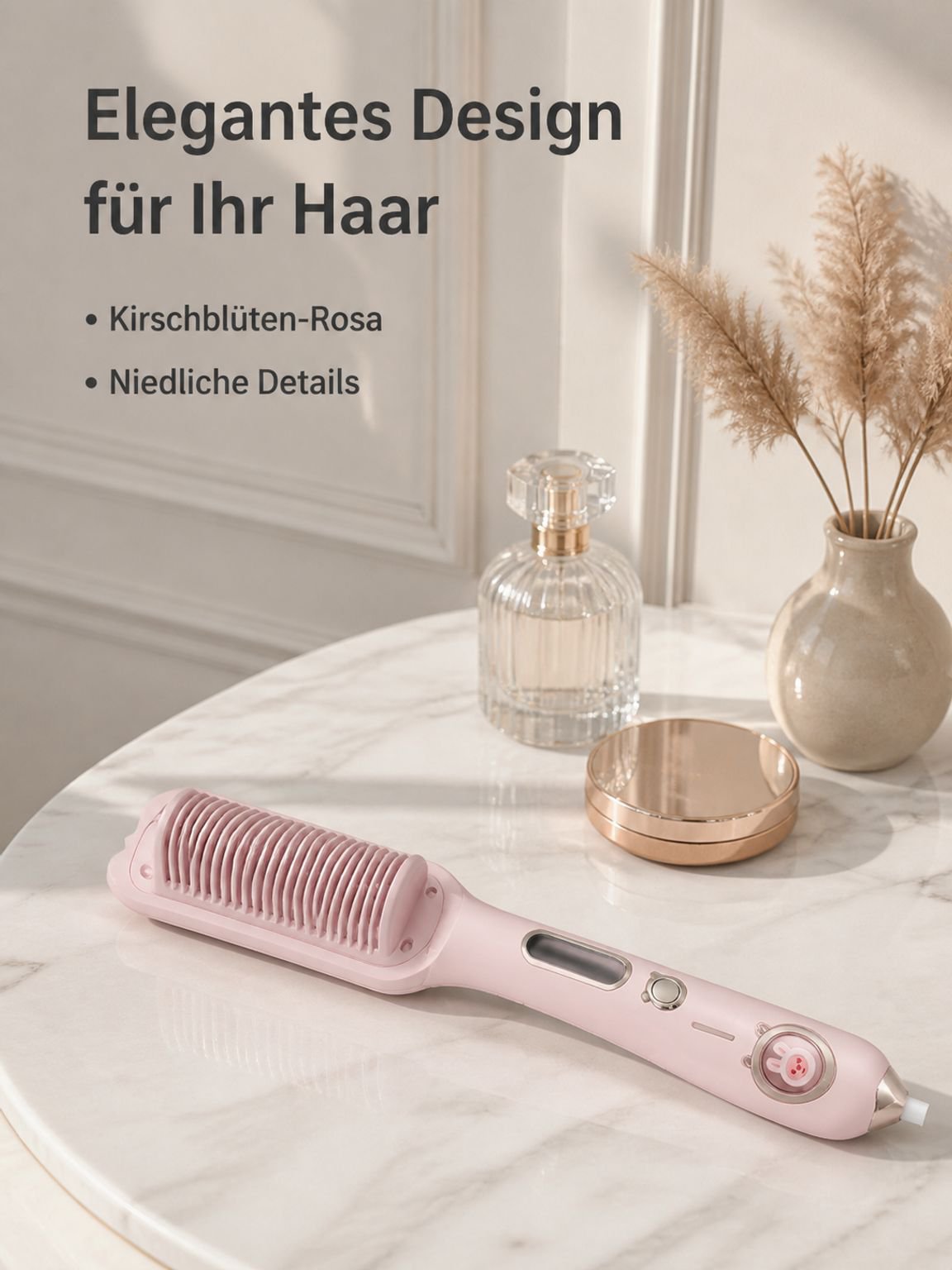 Langlebiges 2-in-1 Haarglätter und Lockenwickler für Anfänger