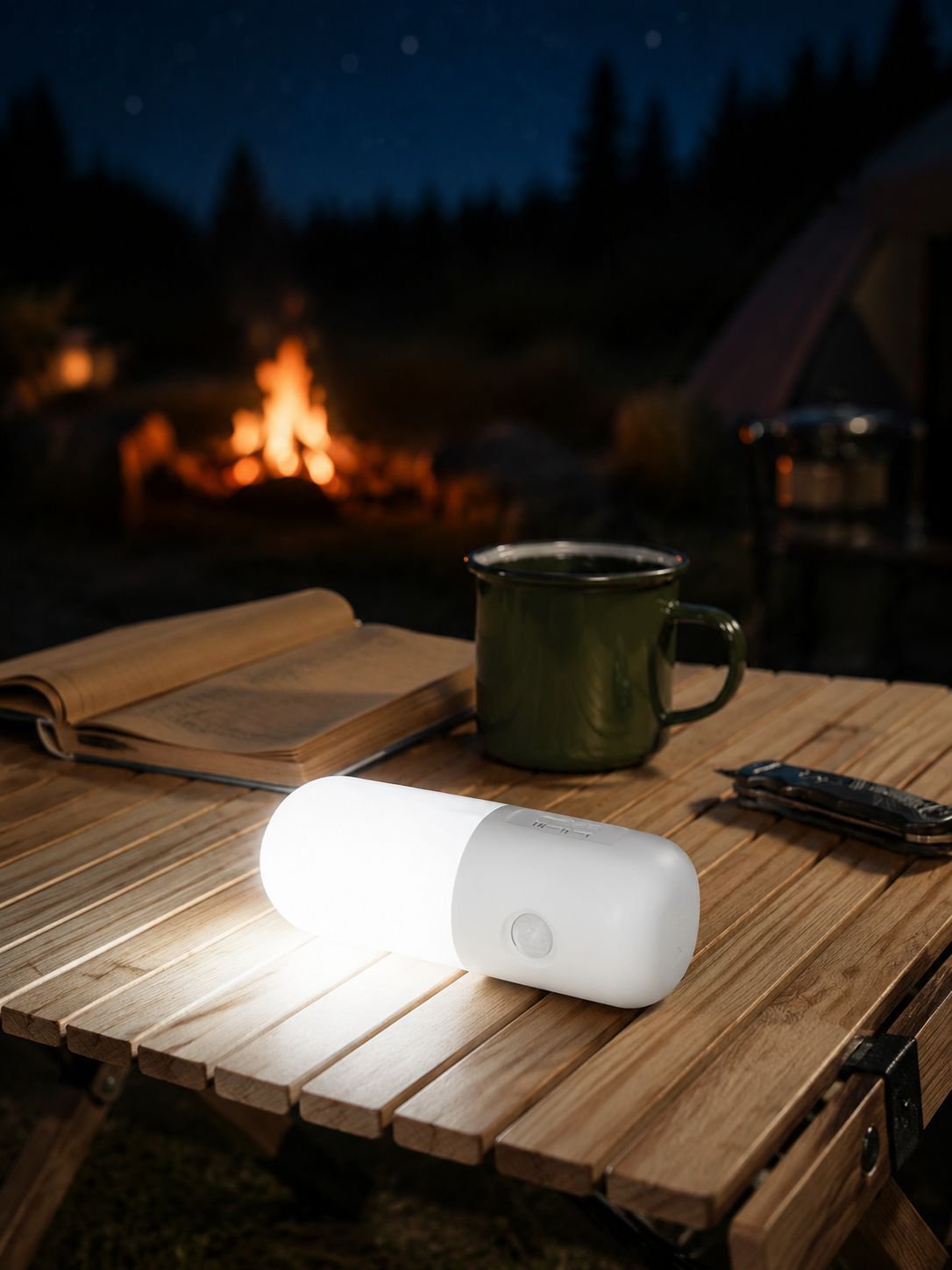 USB rechargeable smart sensor night light for easy use