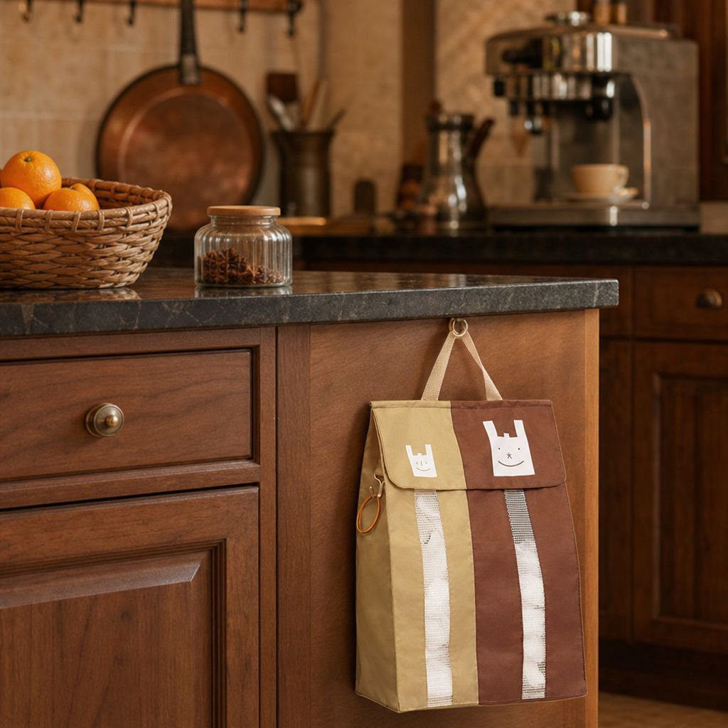 Multi-purpose garbage bag holder for office and home