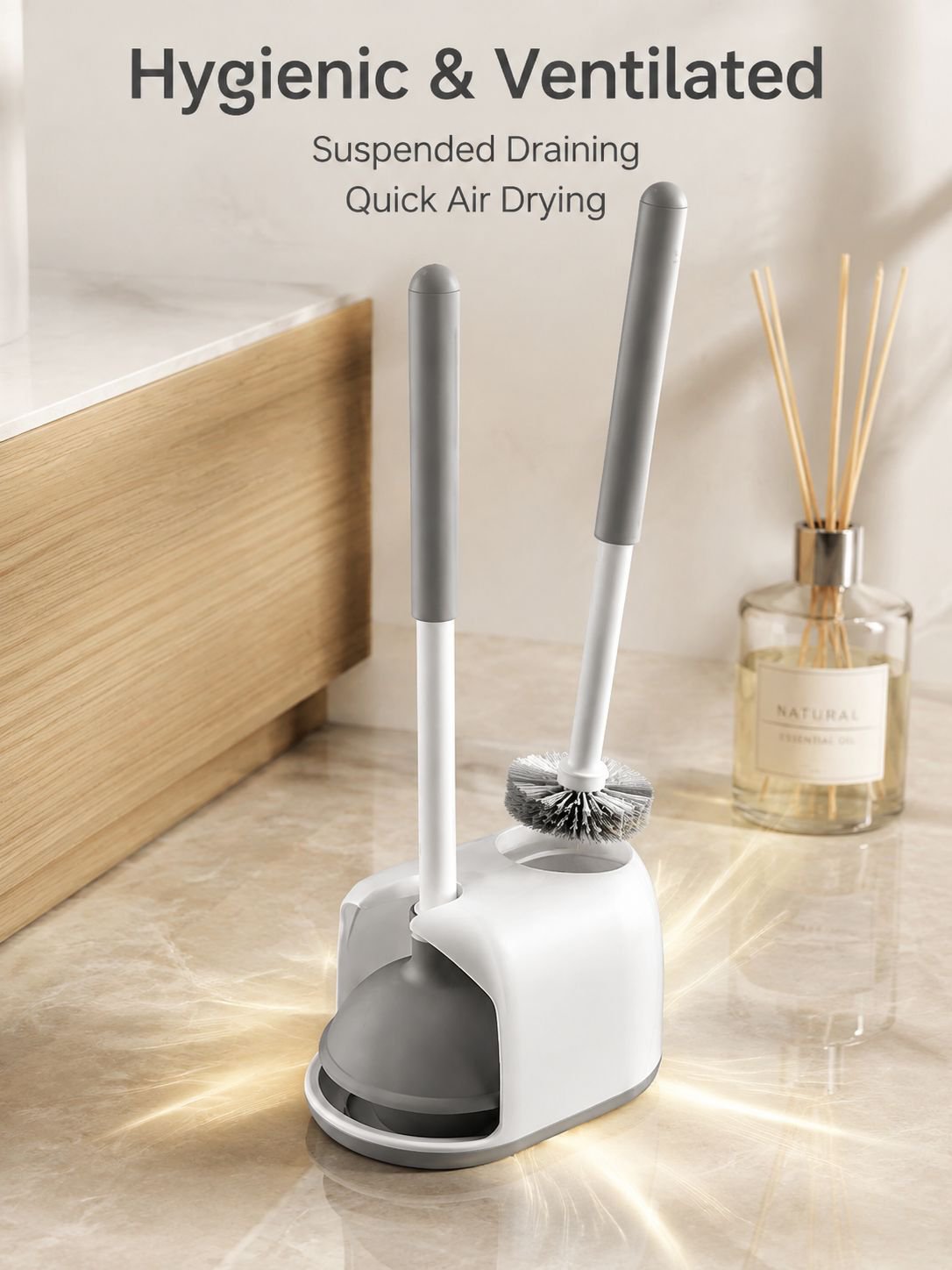 Household Toilet Cleaning Tool Kit