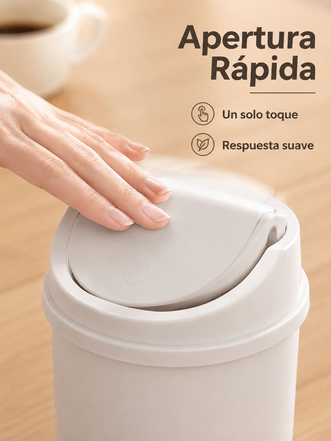 Cubo portátil de almacenamiento para tocador
