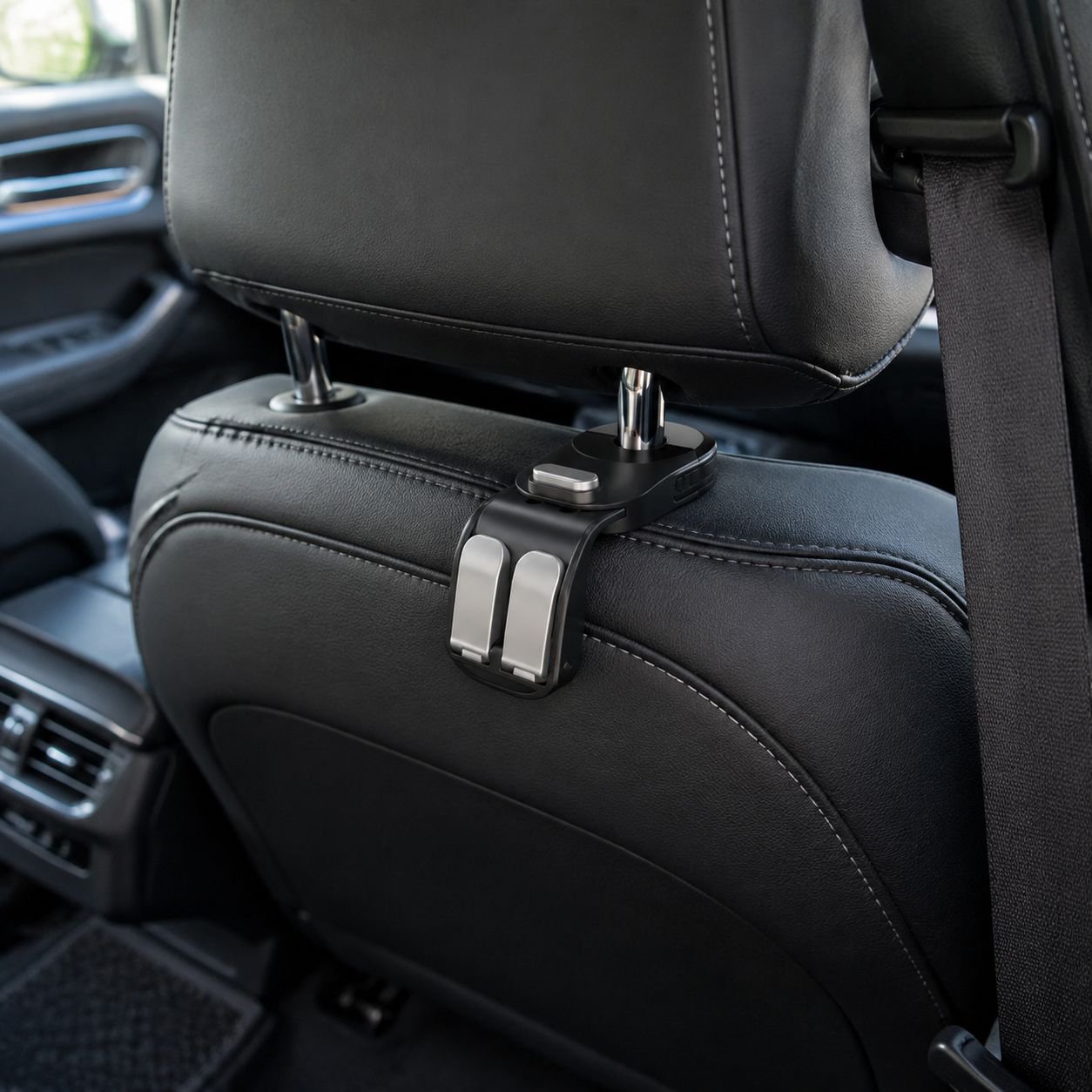 Doppelhaken für Auto-Innenraum, drehbares Design