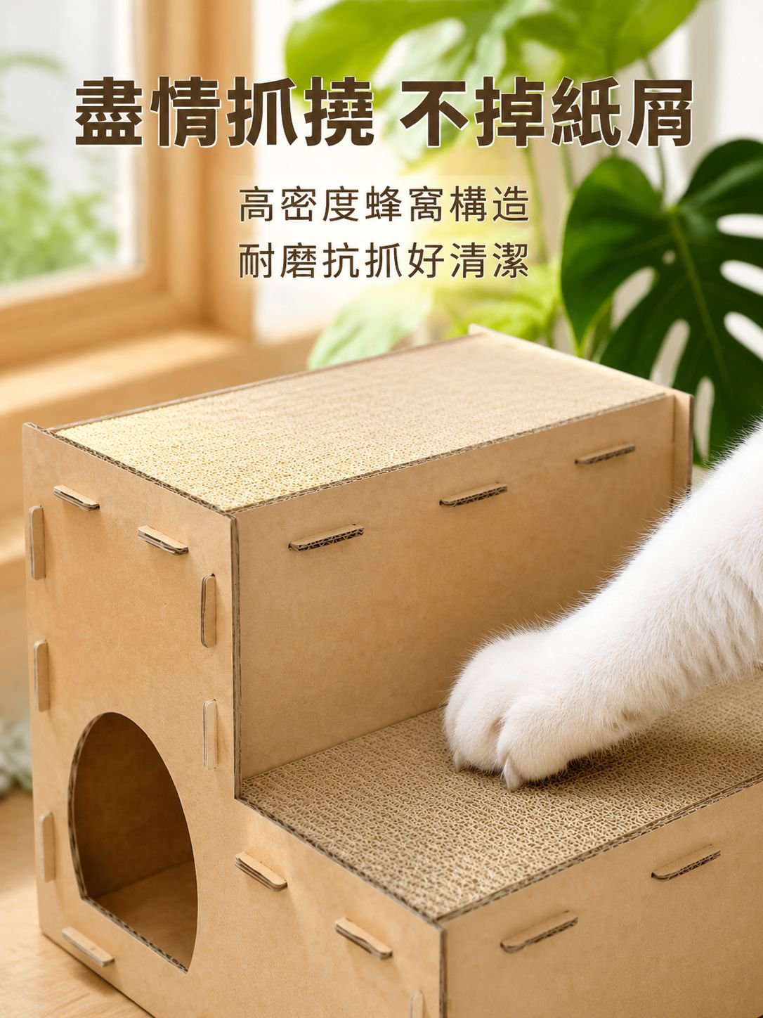반려동물 다층 고양이 골판지 빌라