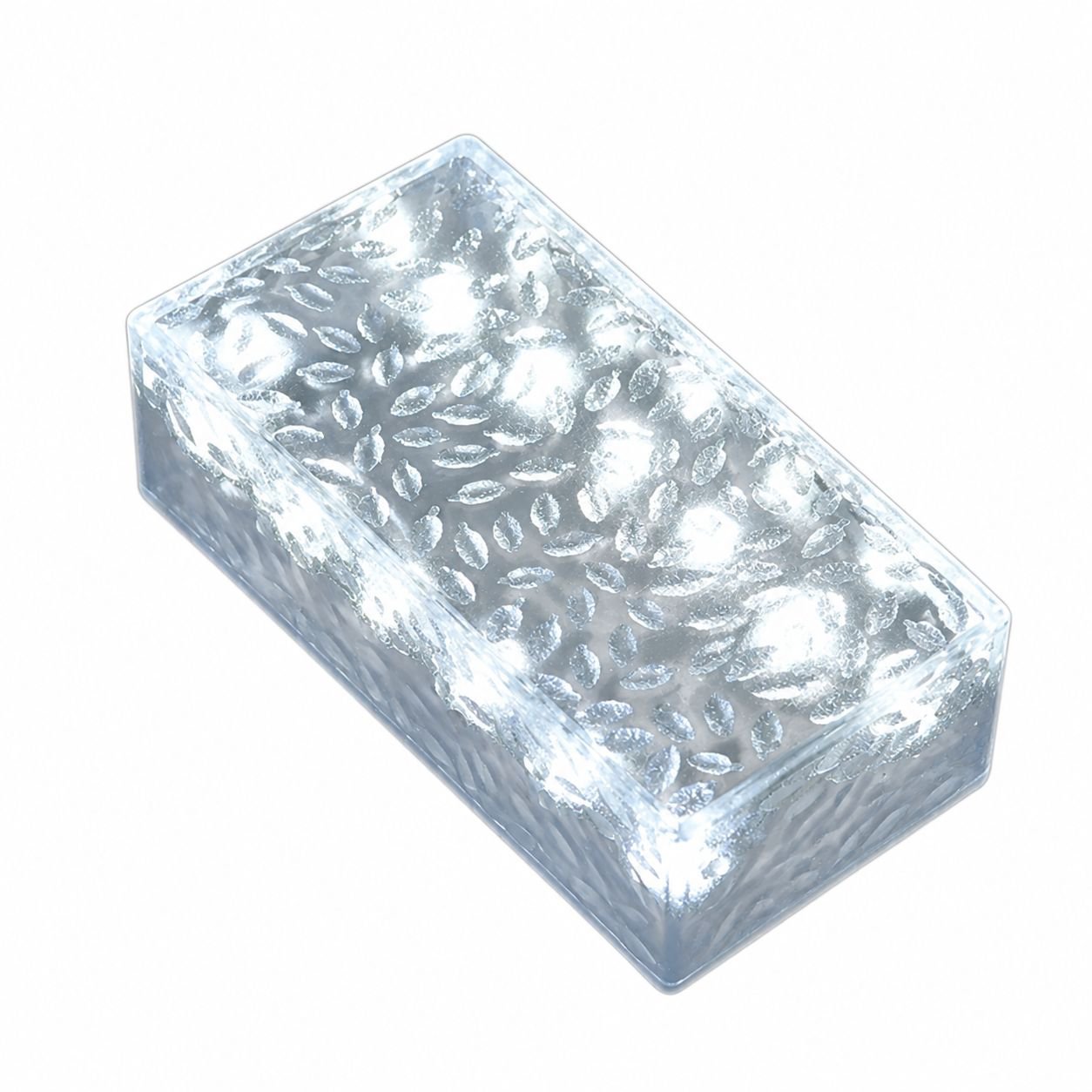 Outdoor Solar Ice Brick Light Waterproof Automatic Lighting Decorative Lamp