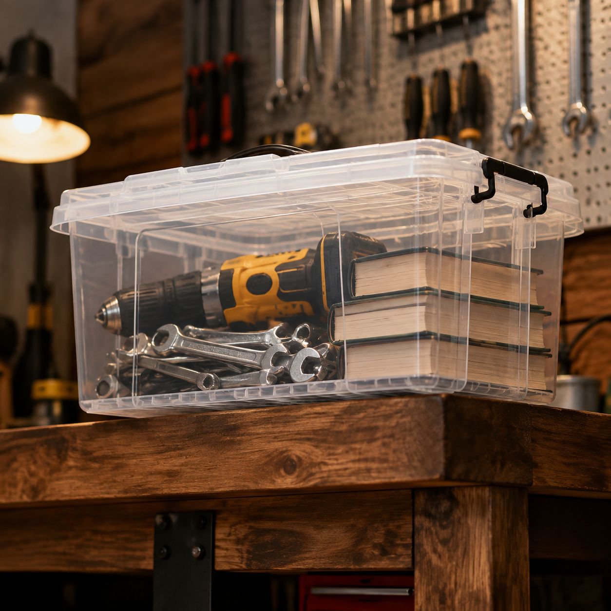 Spacious storage bin for toys, clothes, and essentials