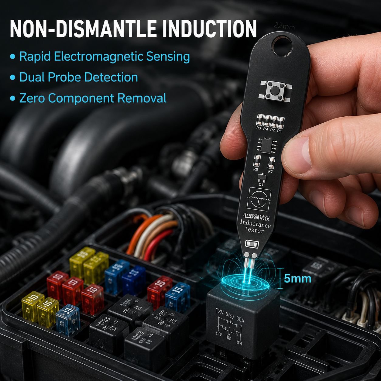 Circuit Electromagnetic Induction Fault Detector Multifunction Tester
