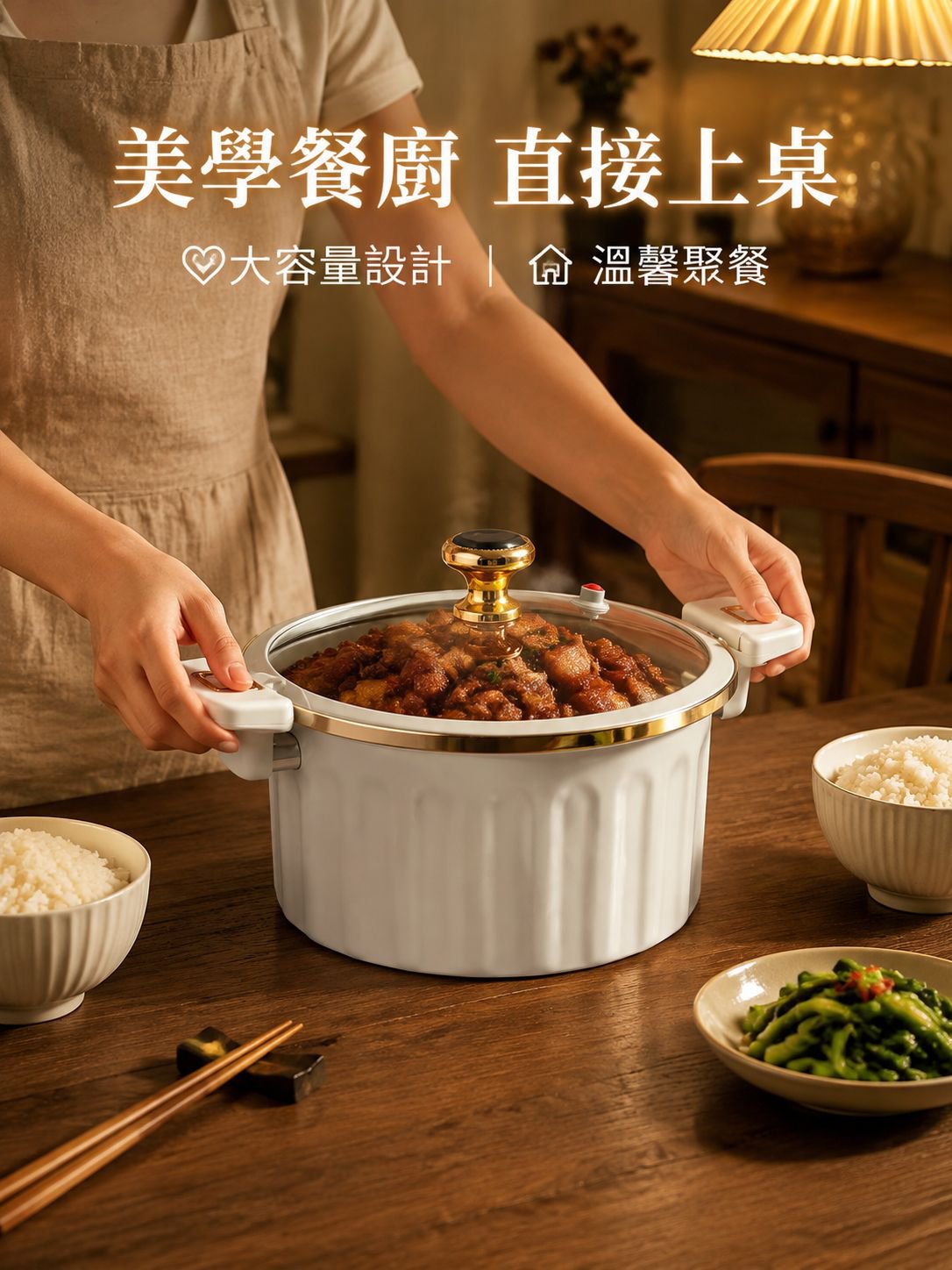 琺瑯微壓湯鍋