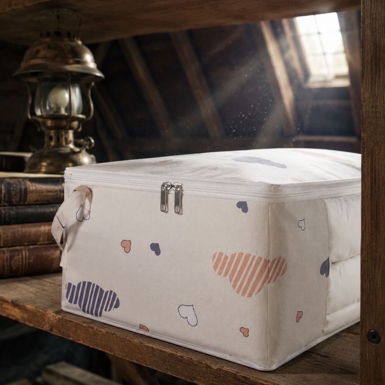 Portable and dustproof storage box for home use