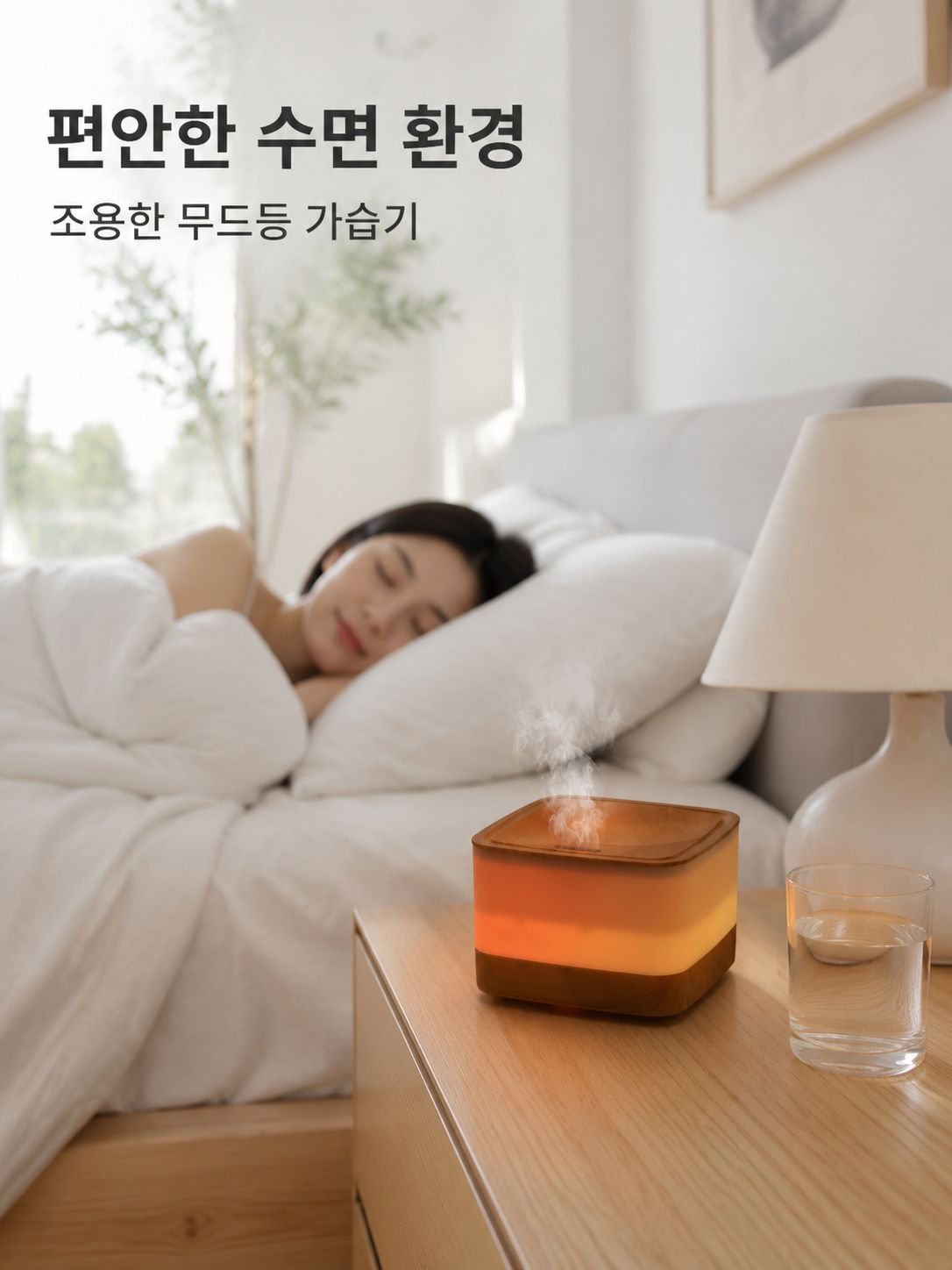 우드 그레인 칠색 아로마 디퓨저