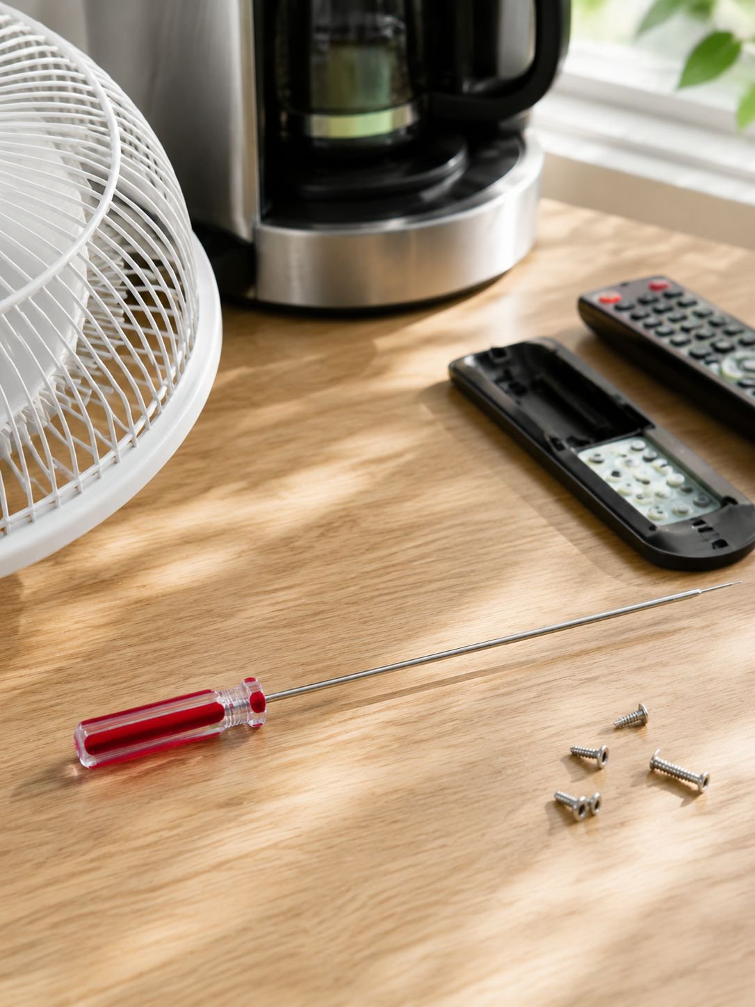 Long slim driver for hard-to-reach screws