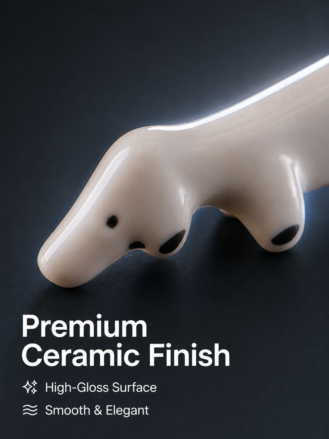 Ceramic puppy decoration