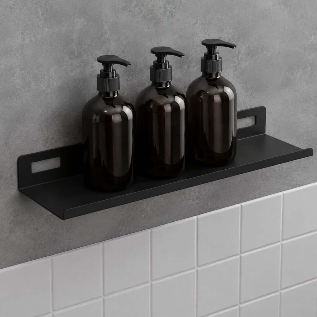 Modern minimalist wall shelf for living room
