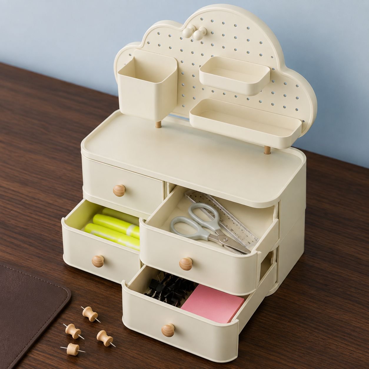 Desktop Document Storage Drawer Box