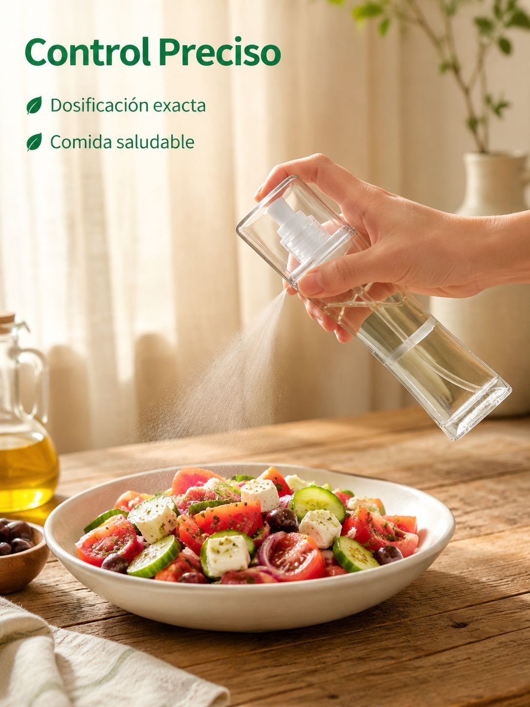 Botella pulverizadora de cocina