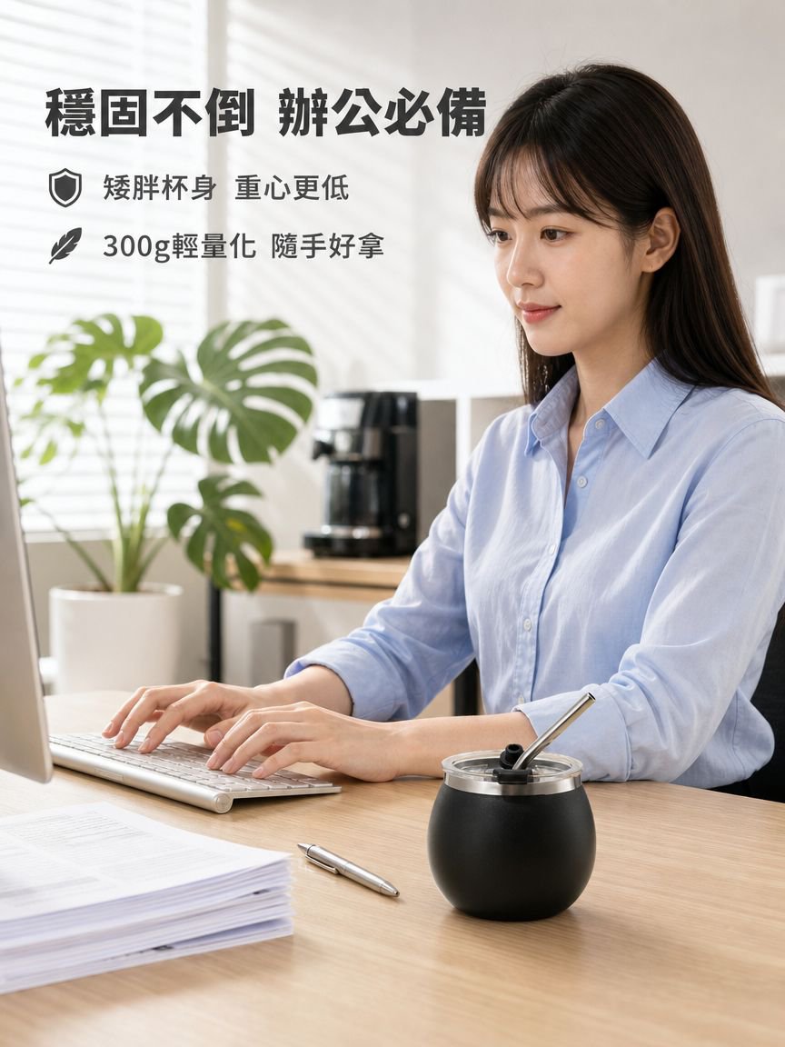 不鏽鋼便攜防摔帶吸管