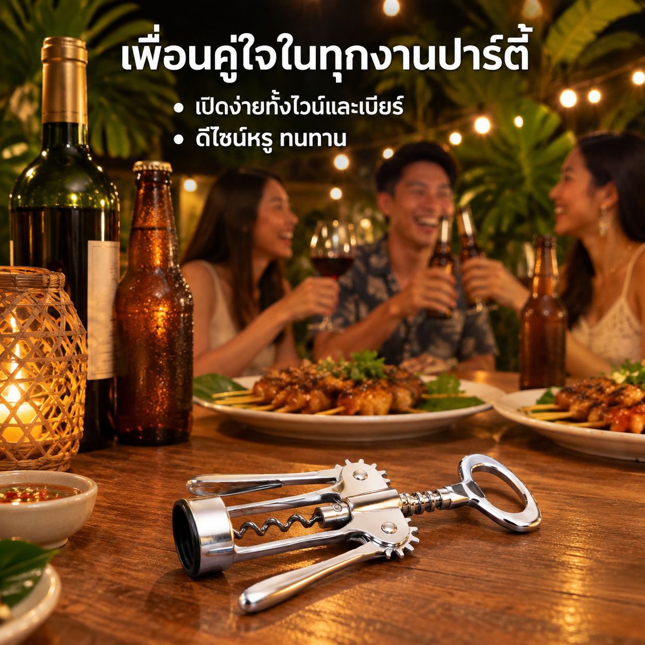 ที่เปิดขวดเบียร์อเนกประสงค์