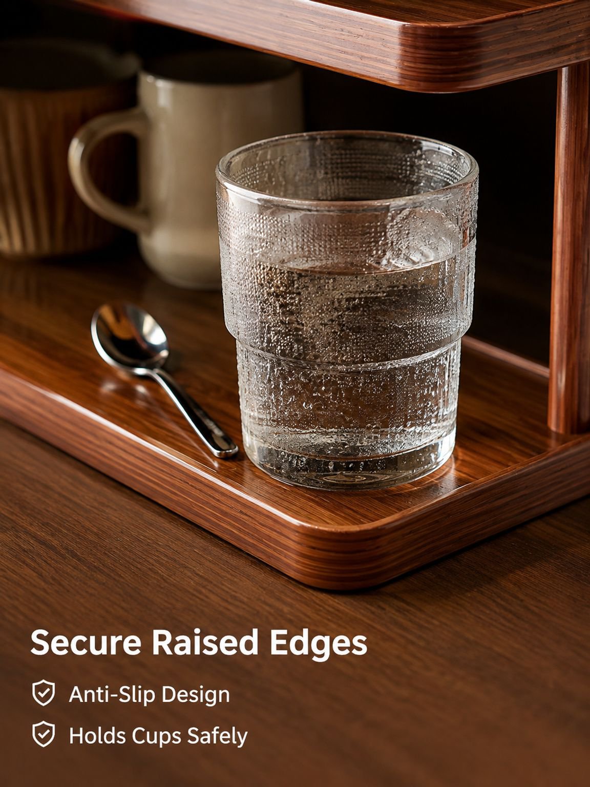 Desktop Teacup and Water Cup Organizer, Coffee Cup Display Rack