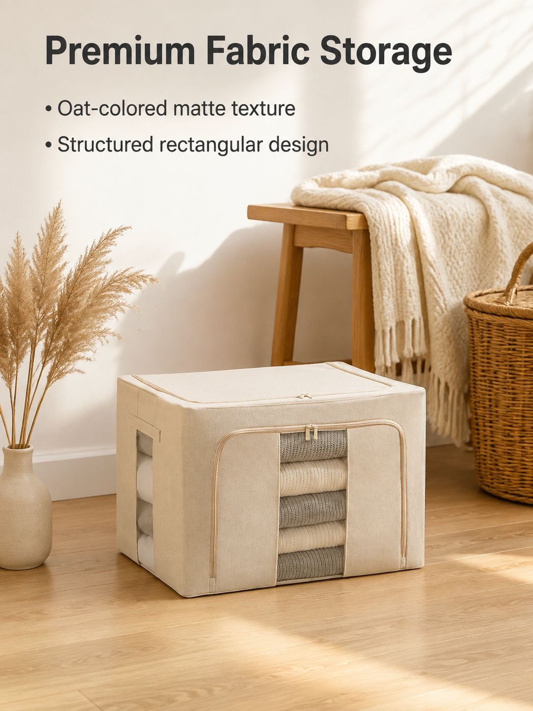 New Cotton Linen Storage Box