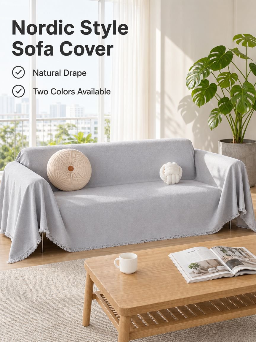 Waterproof, stain-resistant, and cat-scratch-resistant sofa cover