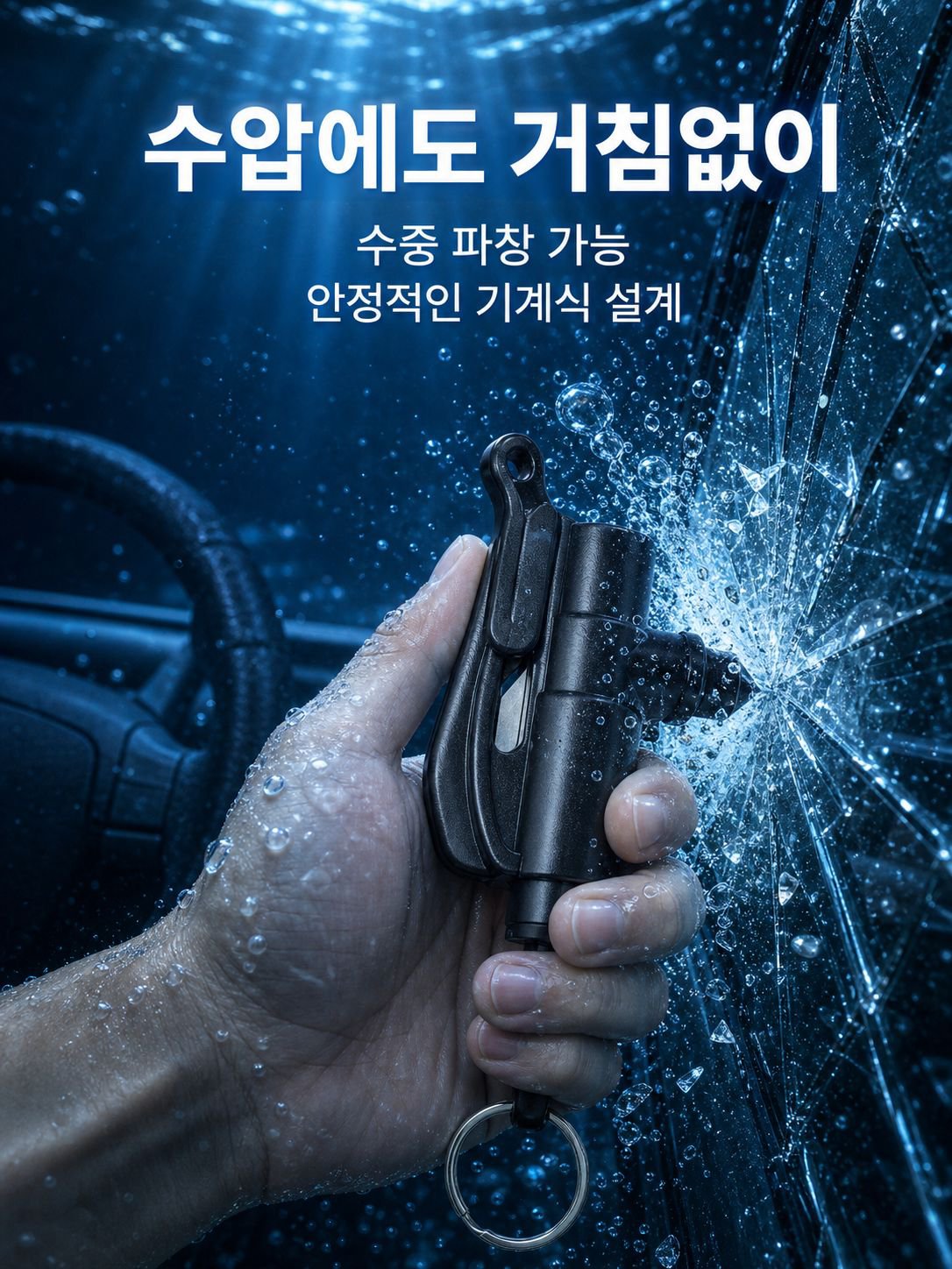 차량 탈출용 비상 망치 안전 해머 벨트 절단기