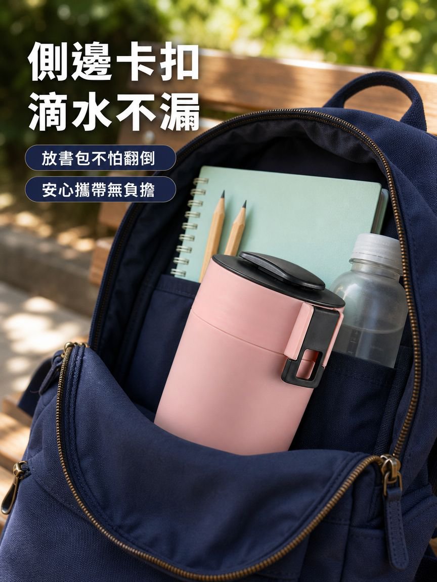 不鏽鋼學生便攜保溫杯