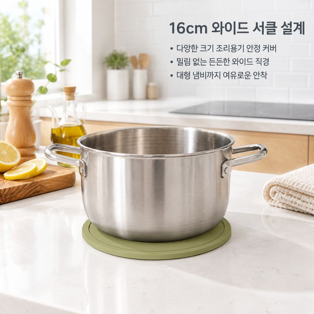 실리콘 냄비받침 컵받침 식탁매트 방열 내열 주방 테이블매트