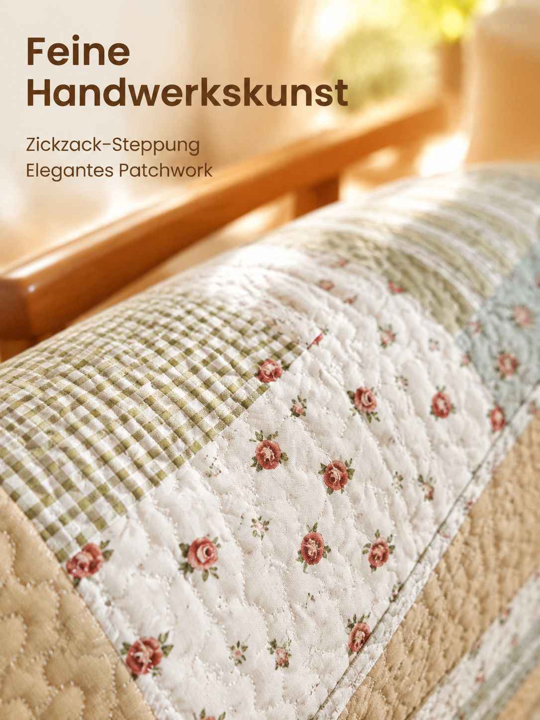 Landhausstil Baumwolle Sofaauflage ganzjährig verwendbar
