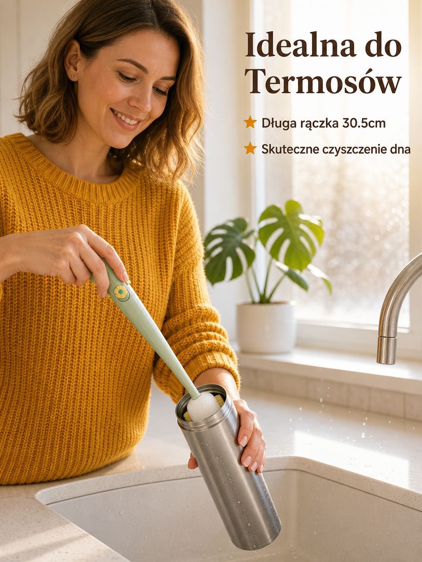 Przenośna szczotka do mycia kubków