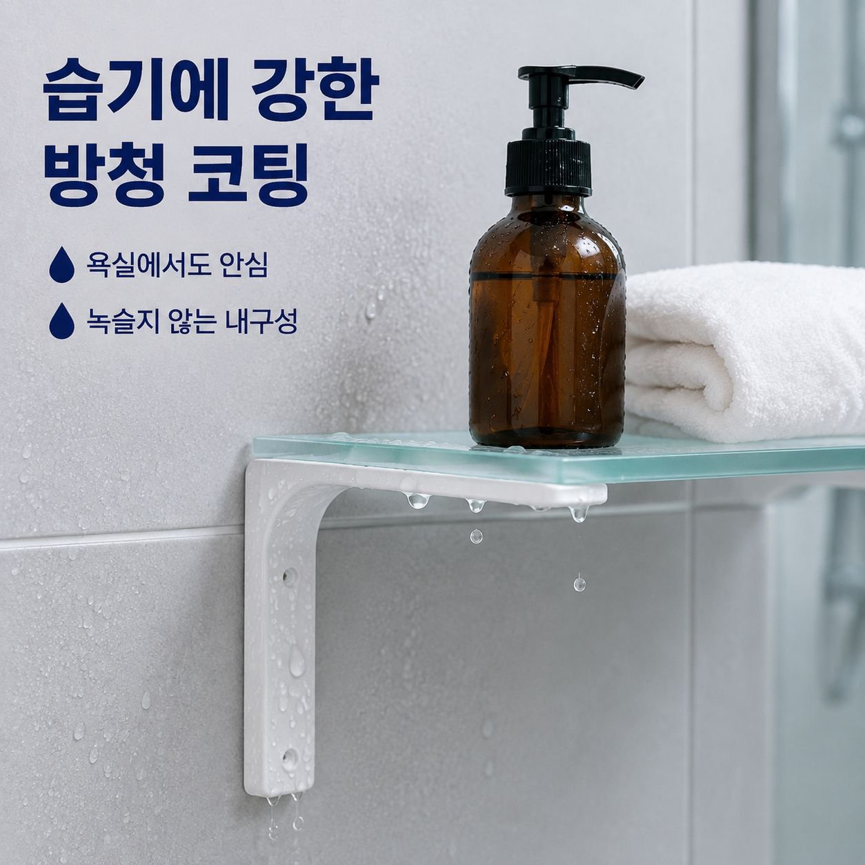 벽걸이용 스테인리스 삼각 브라켓 선반 지지대