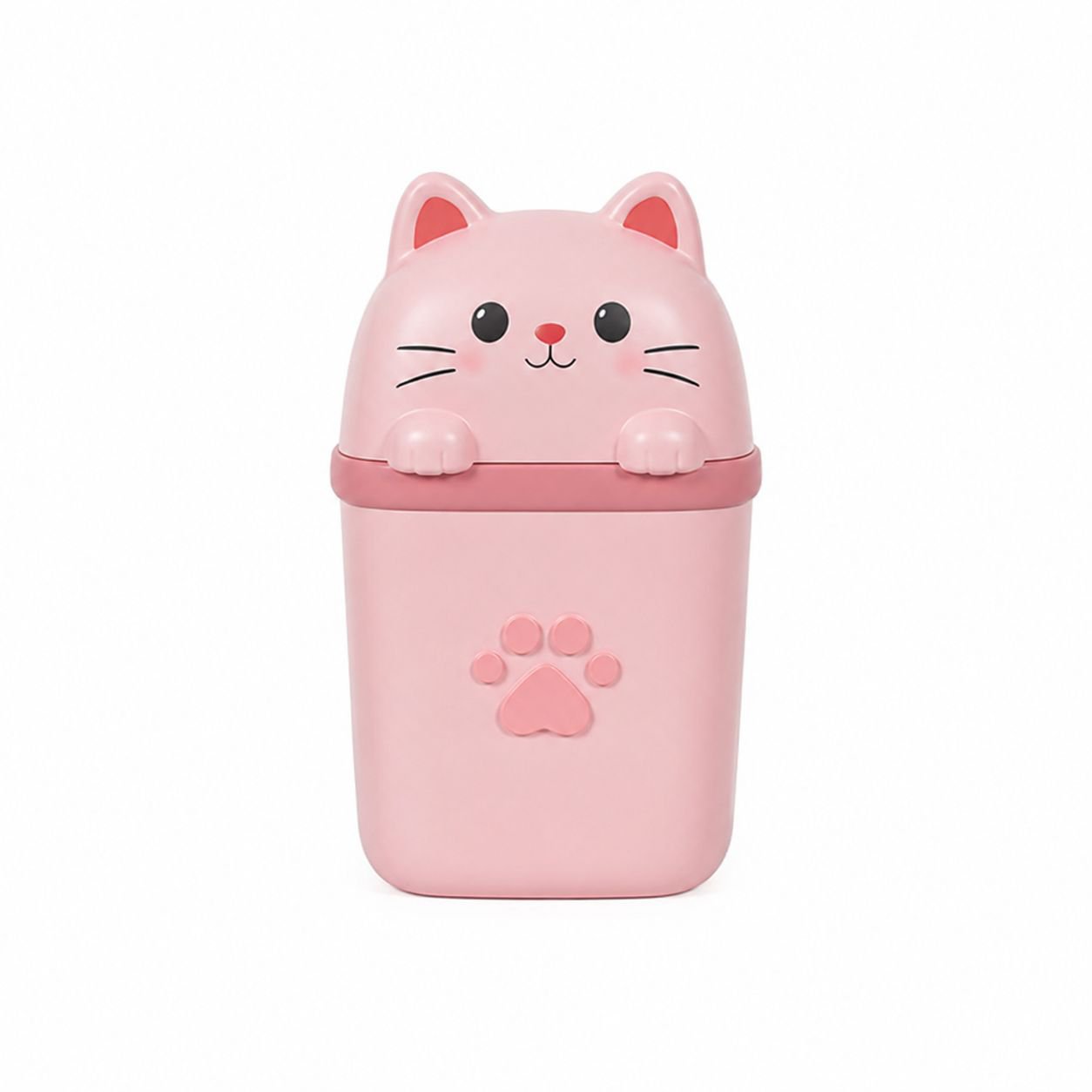 Portable Cute Cat Sealed Soap Box Travel Home Drain Storage