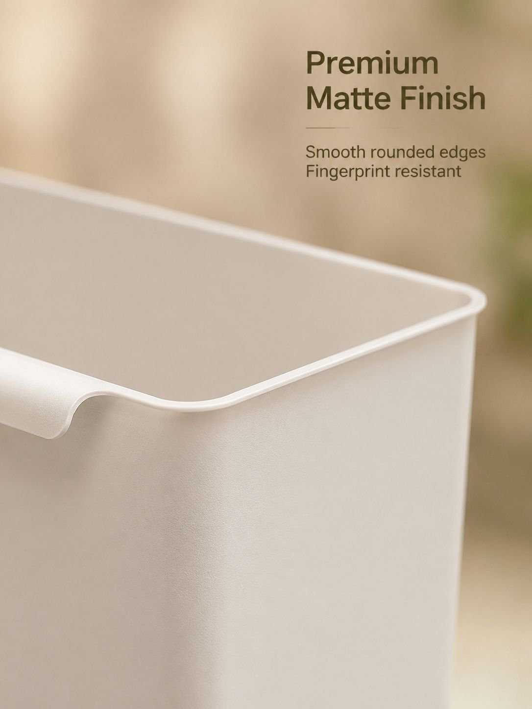 Rectangular storage box with compartments for stationery