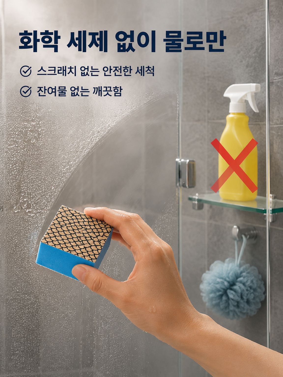 일본 수입 거울면 금강사 스펀지 지우개