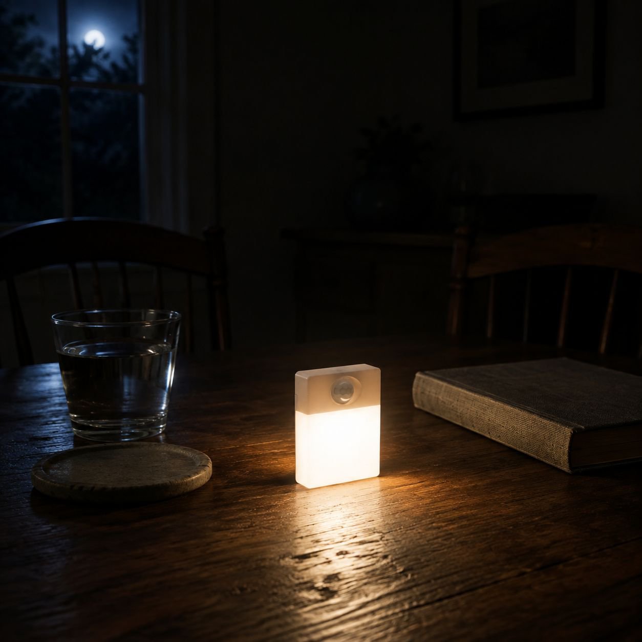 Easy to install LED motion sensor light for home