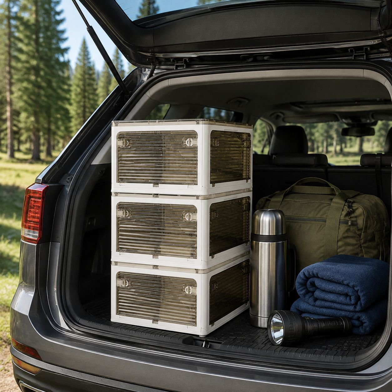 Multifunctional Foldable 5-Door Storage Box with Wheels, Suitable for Clothes, Toys, and Sundries