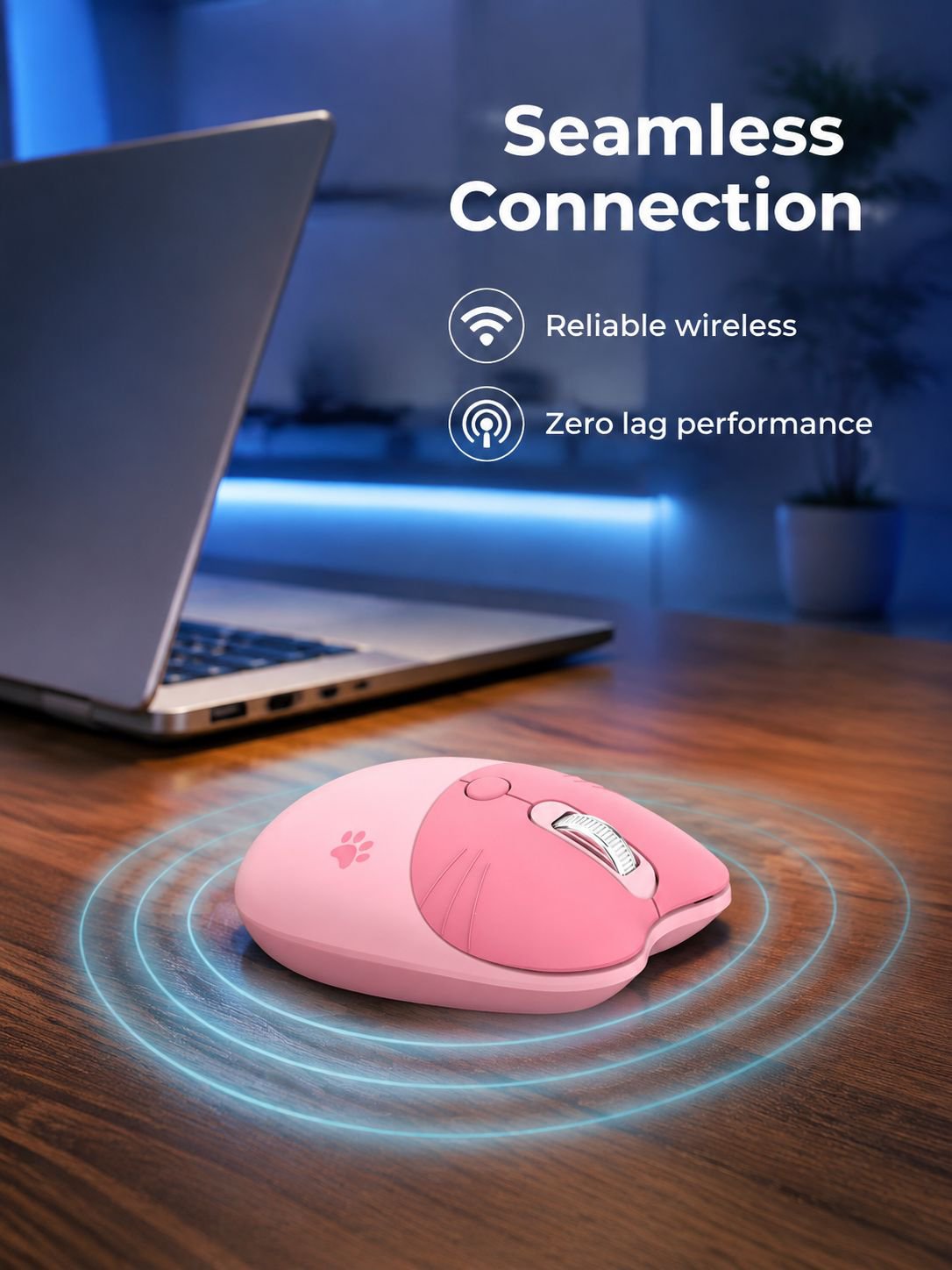 Wireless Mouse Girls Mouse Office Wireless Portable Cute