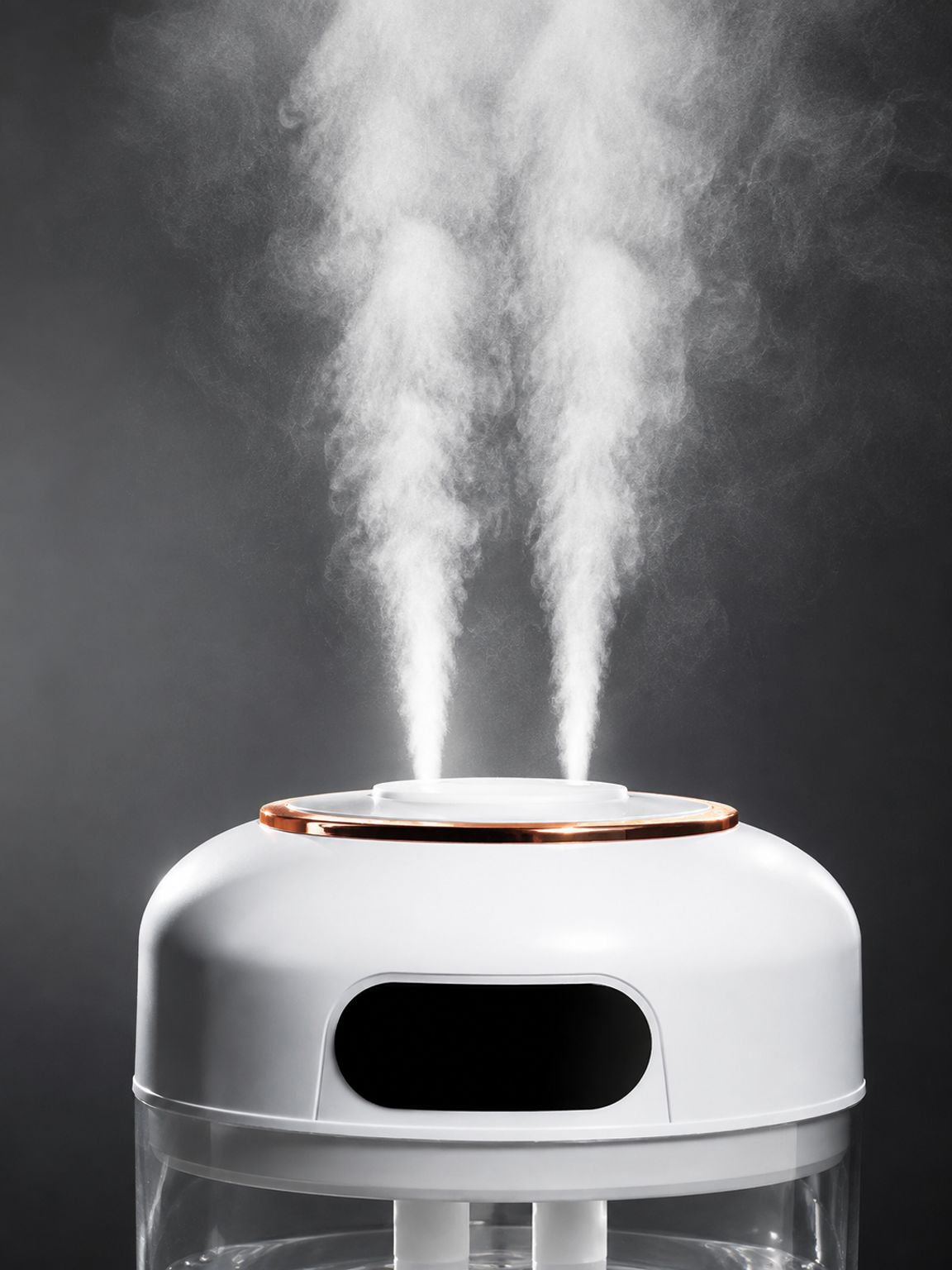 Vista general del humidificador con control remoto