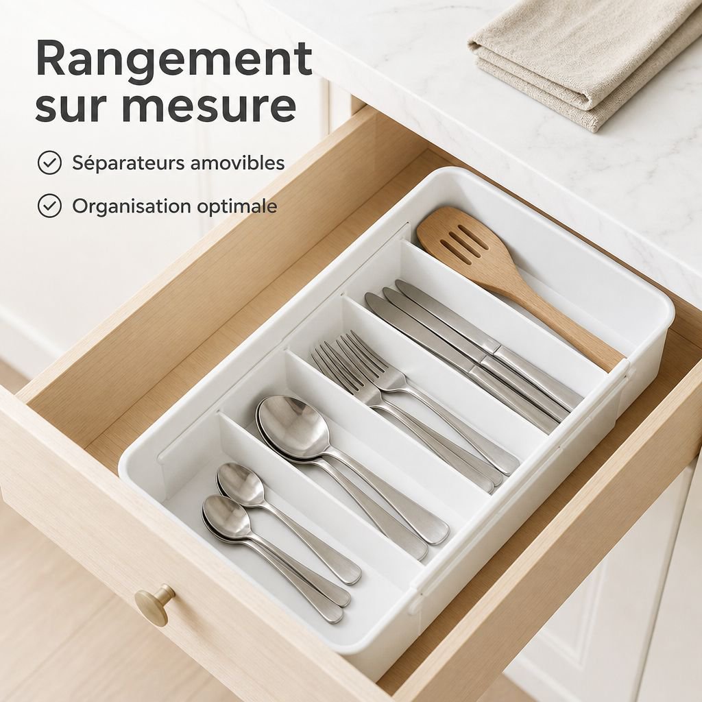 Séparateurs extensibles pour tiroirs