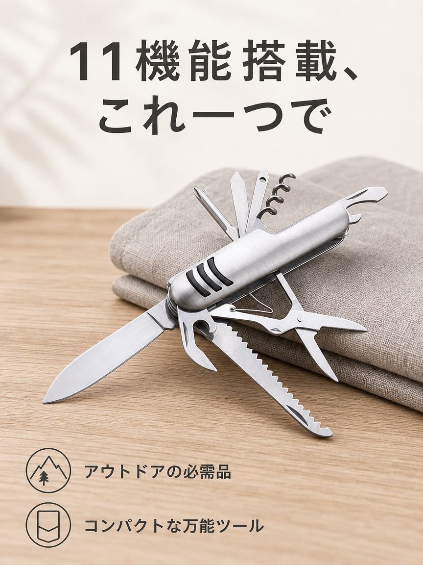 ステンレス多機能ナイフ アウトドア用具