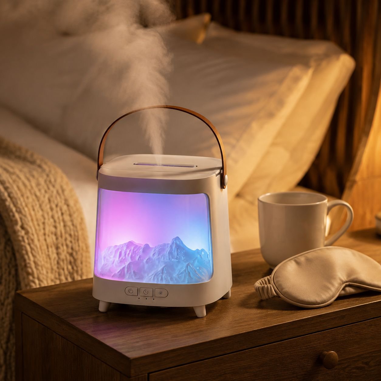 Aurora Large Capacity Aromatherapy Humidifier Silent for Bedroom Home