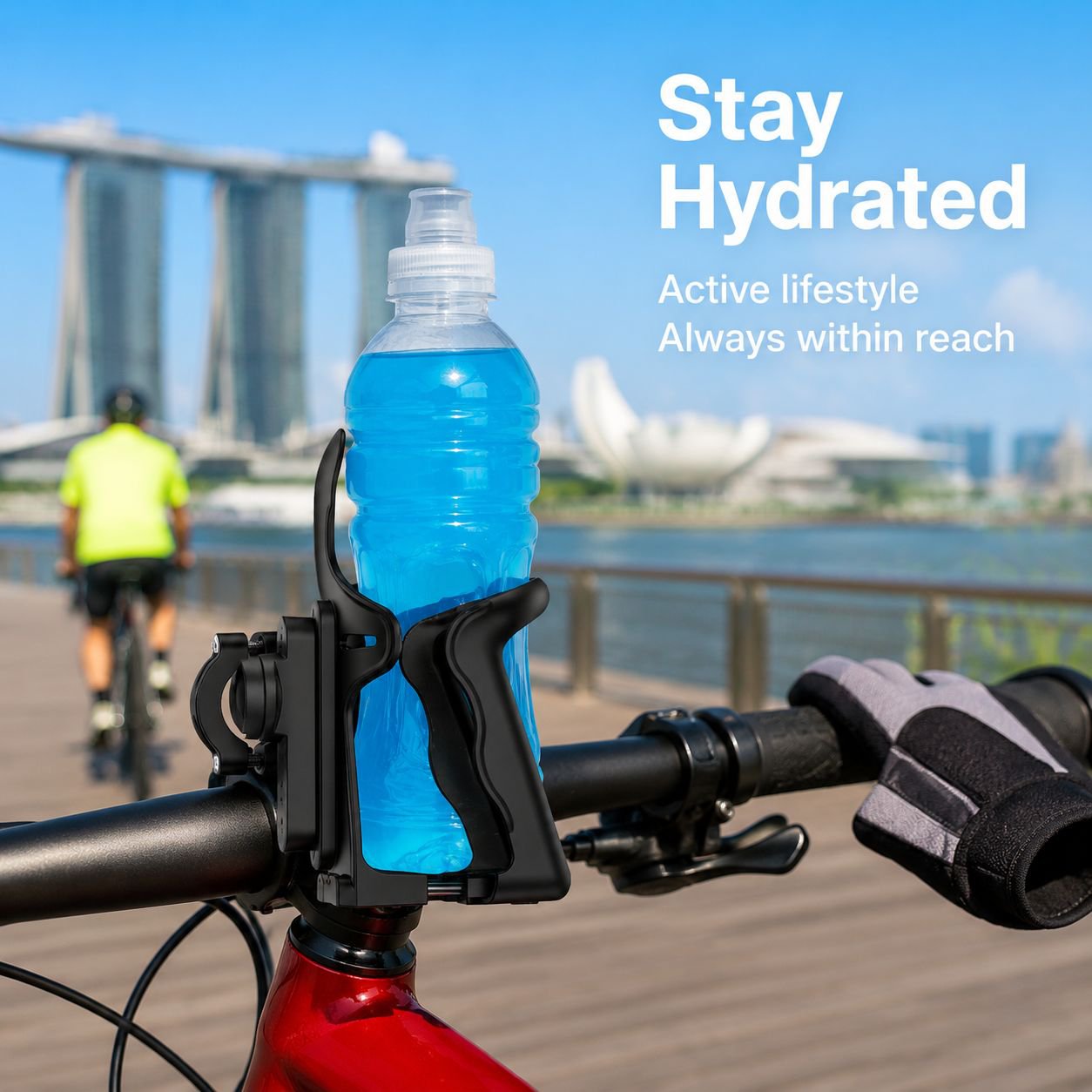 Motorcycle Bicycle Cage Cup Holder Mount
