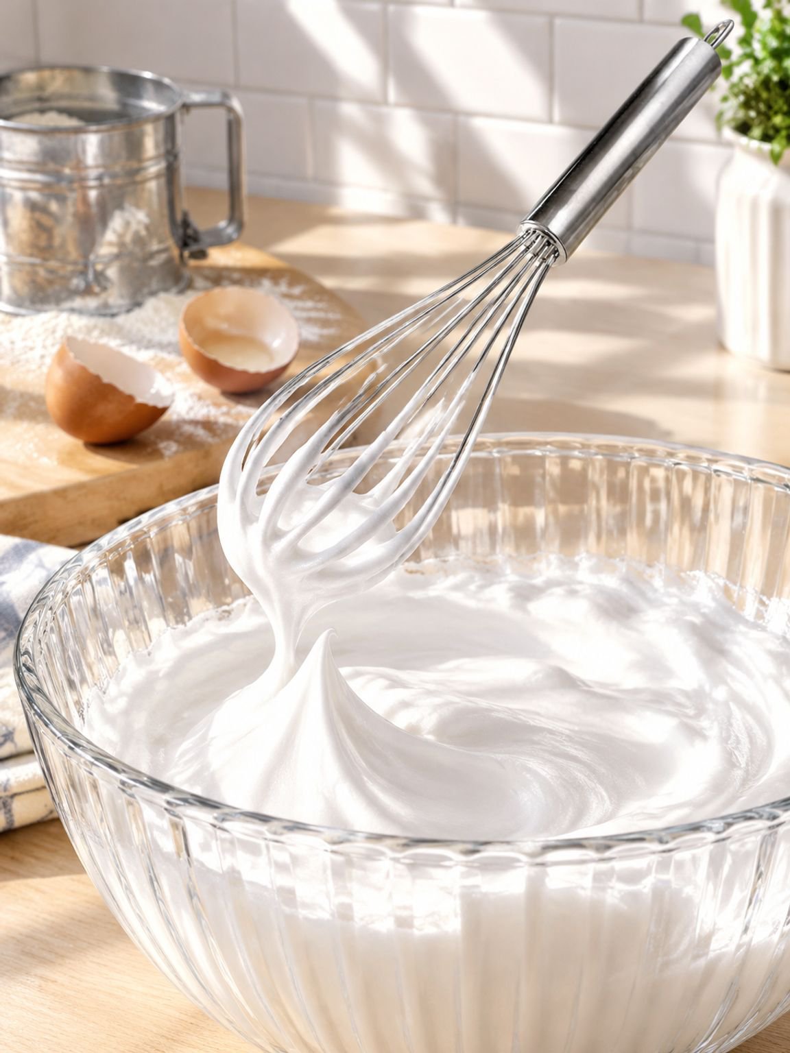 Edelstahl Schneebesen Manueller Rührbesen Ei- & Sahneschläger Backwerkzeug