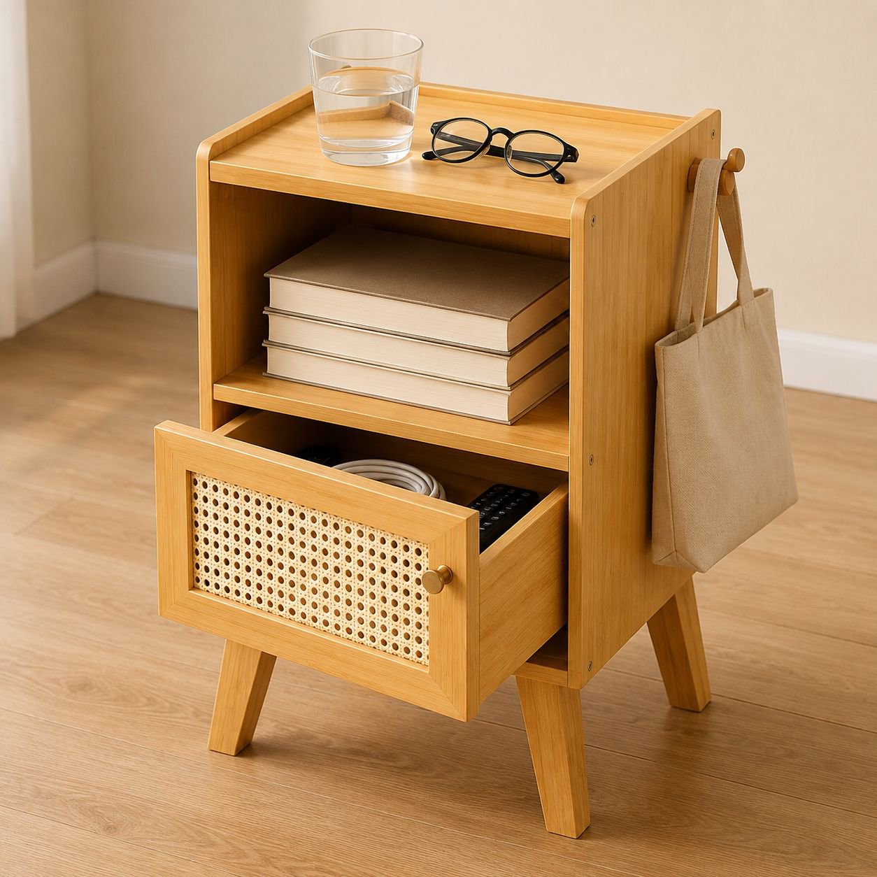 Bedside table rack small cabinet simple modern storage cabinet home bedroom rental room simple child