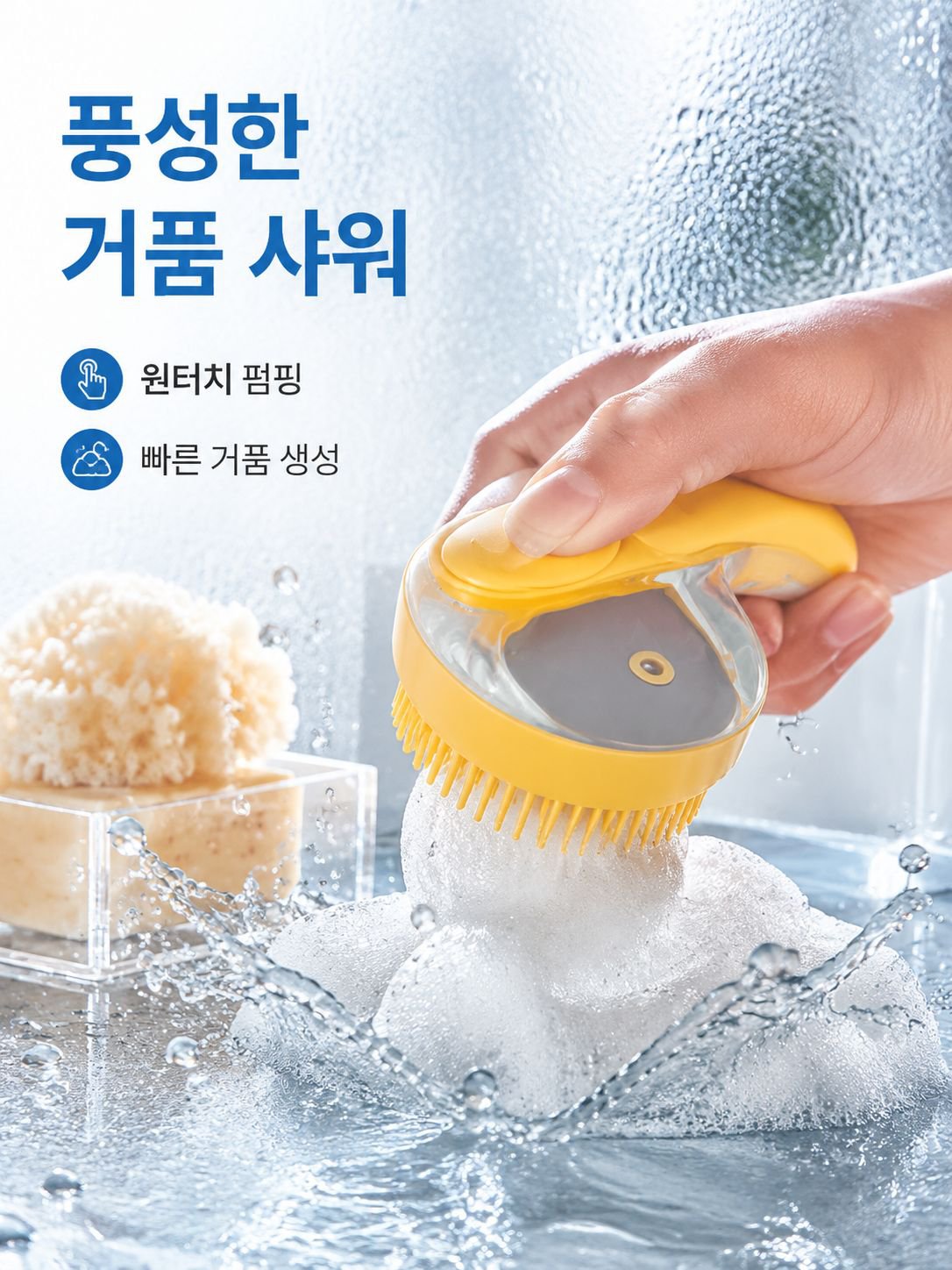 다기능 샴푸 액상 청소 브러시