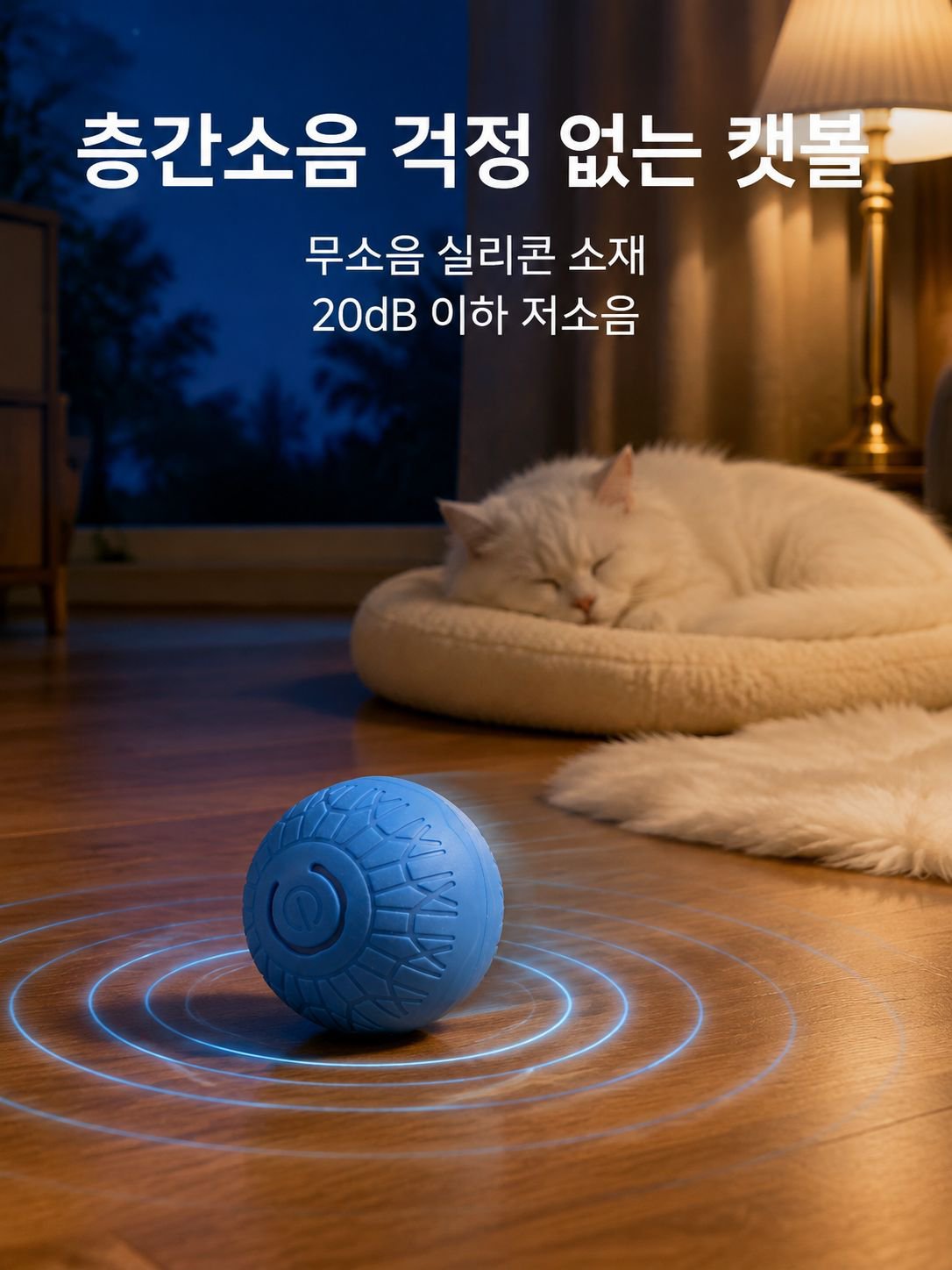 반려동물 스마트 점핑볼 구르는 공 장난감