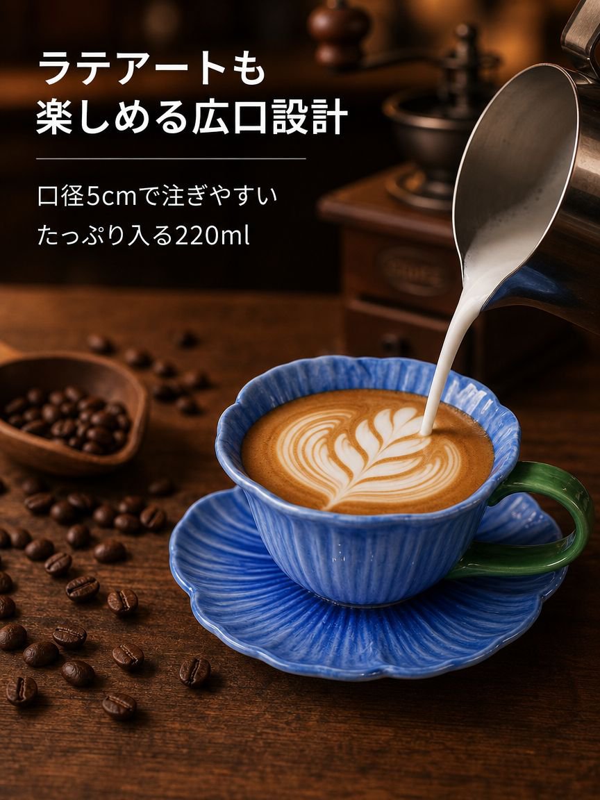 陶器のコーヒーカップ