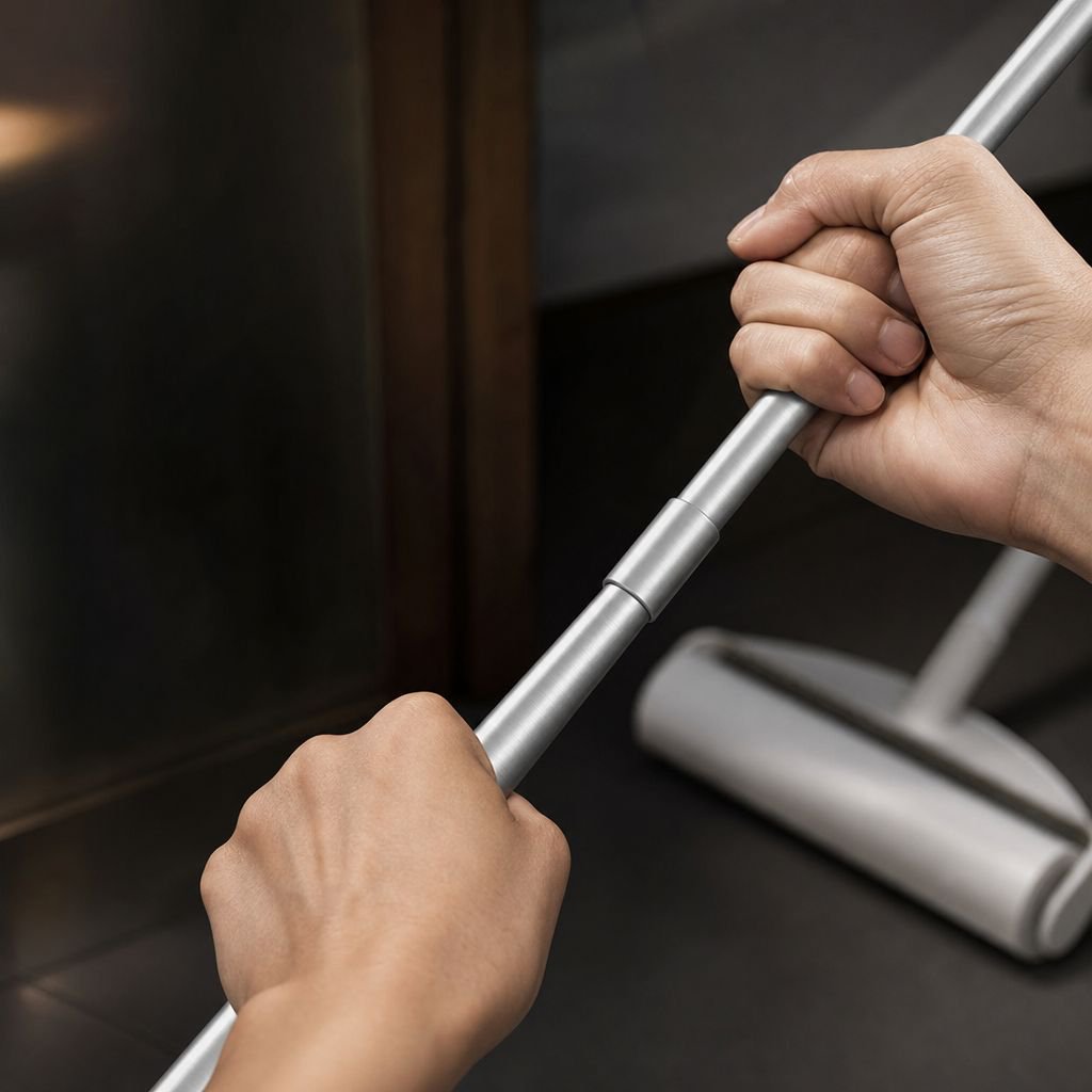 Compact portable lint roller for travel use