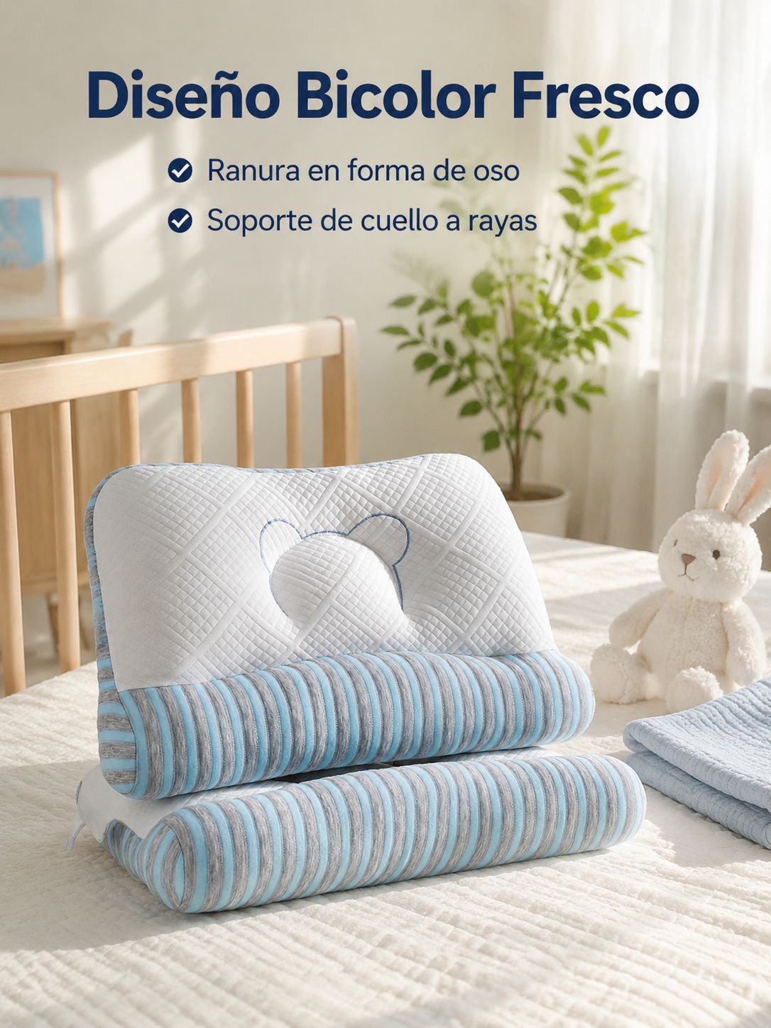 Almohada de plumas y terciopelo
