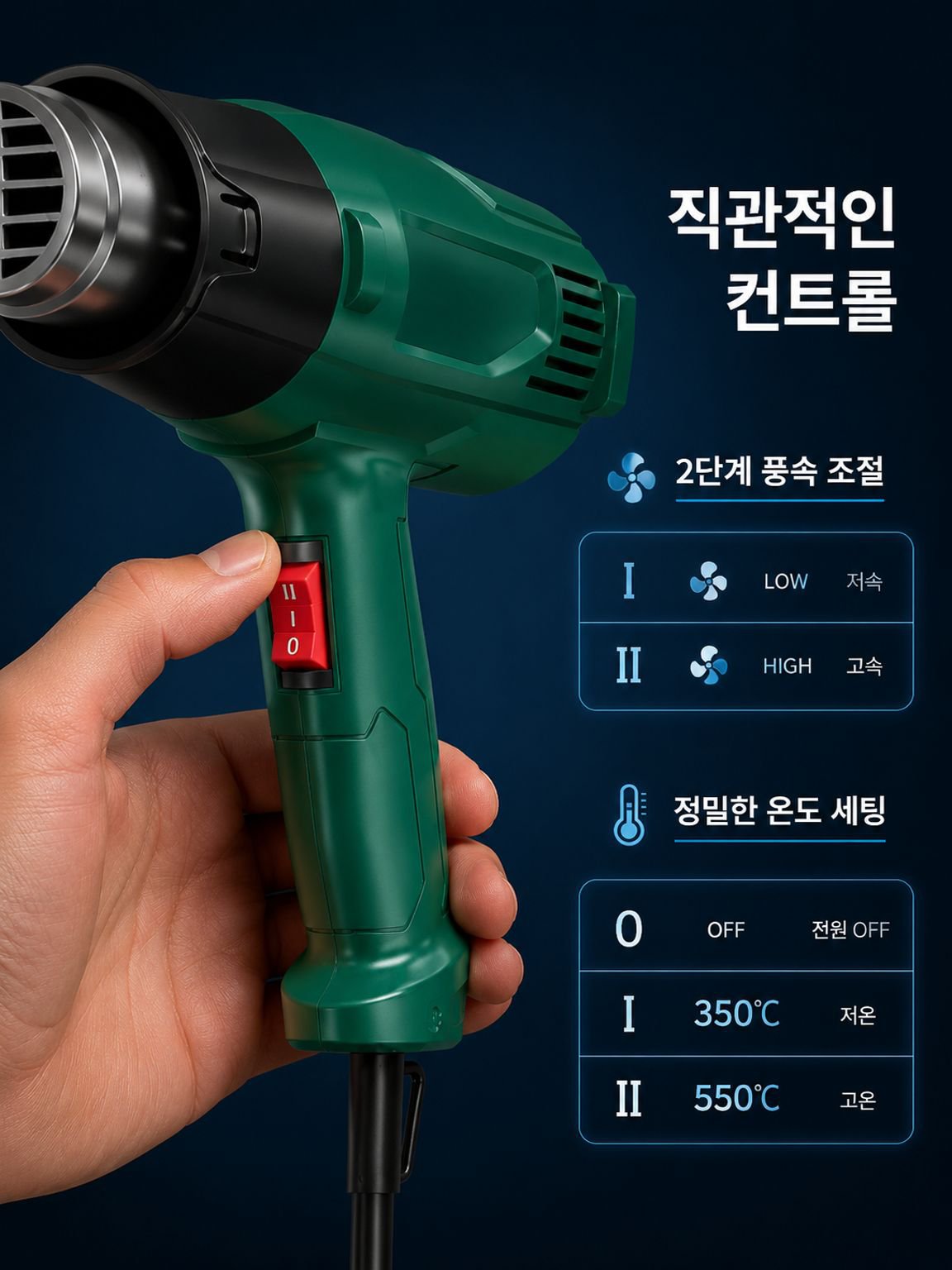 열풍 건 휴대용 산업용 헤어드라이어 건조기