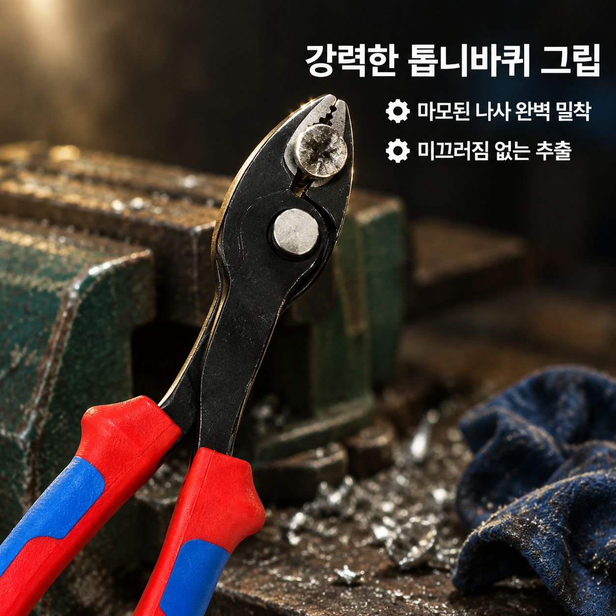 다용도 마모 나사 제거 플라이어 조절식 볼트 추출기 펜치